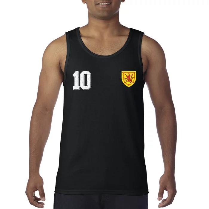 Retro Scotland Football For Scottish Fans Of Soccer Tank Top