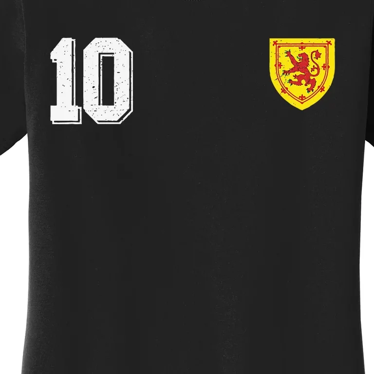 Retro Scotland Football For Scottish Fans Of Soccer Women's T-Shirt