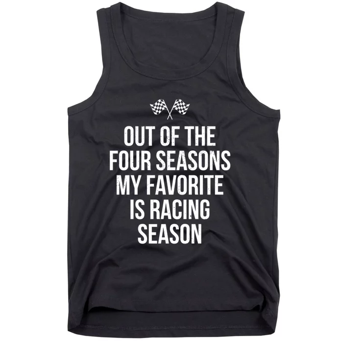 Racing Season Favorite Drag Stock Sprint Race Car Fan Gift Tank Top