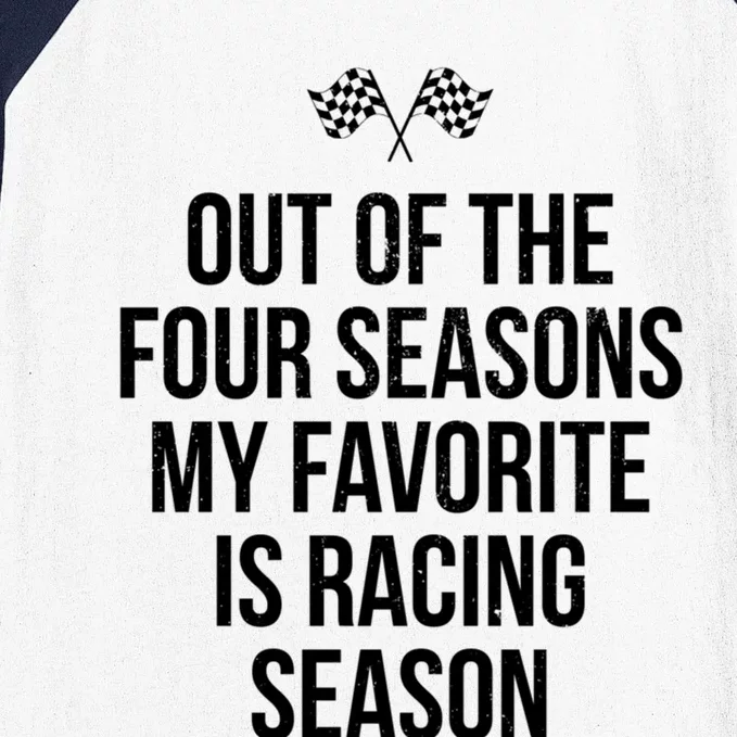 Racing Season Favorite Drag Stock Sprint Race Car Fan Gift Baseball Sleeve Shirt