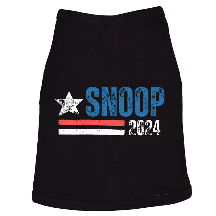 Retro Stripe Funny Snoop Vintage Election 2024 Gifts Doggie Tank