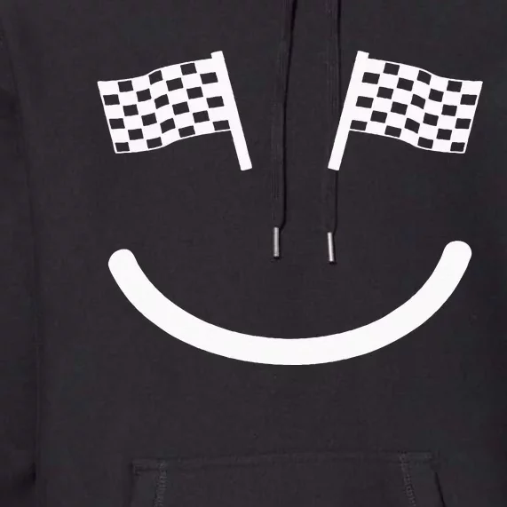 Racing Smile For Race Car Parties Premium Hoodie