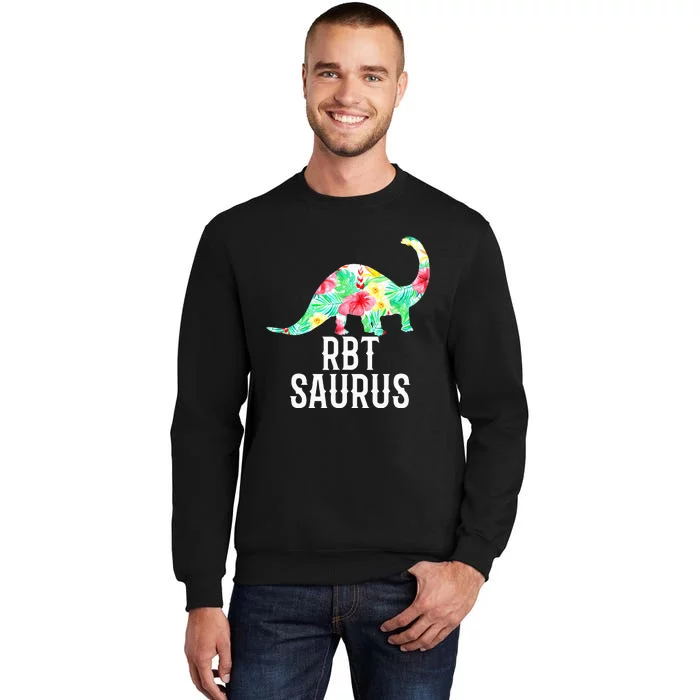 RBT Saurus Funny Dinosaur Registered Behavior Technician Sweatshirt