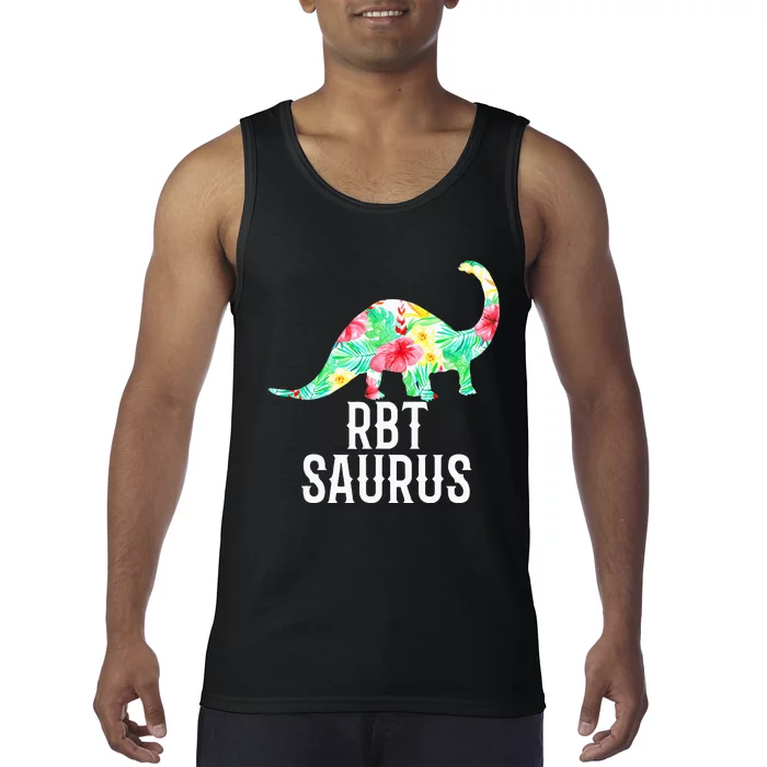 RBT Saurus Funny Dinosaur Registered Behavior Technician Tank Top