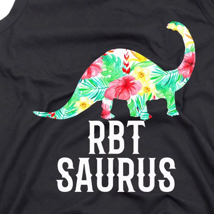 RBT Saurus Funny Dinosaur Registered Behavior Technician Tank Top