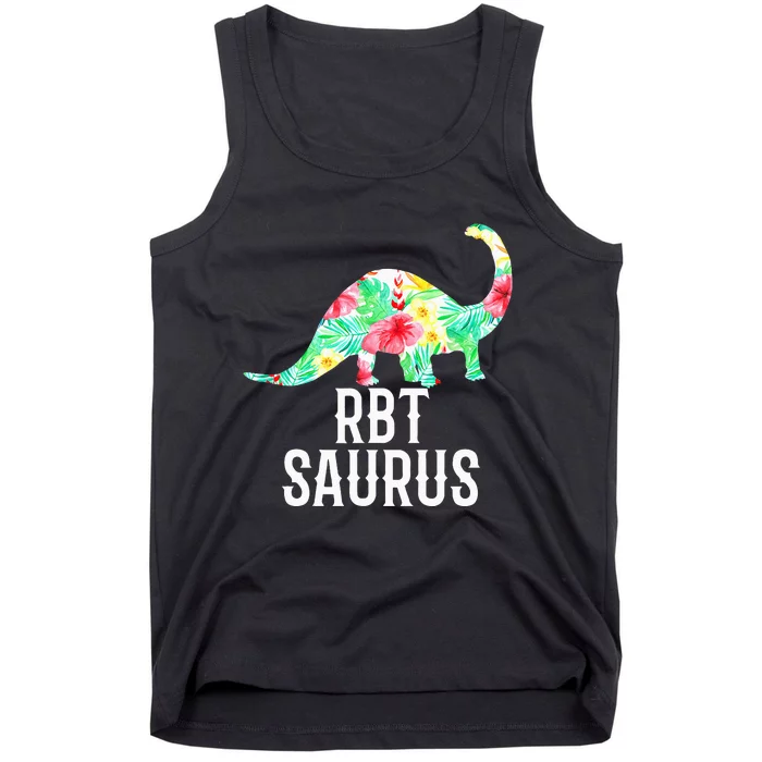 RBT Saurus Funny Dinosaur Registered Behavior Technician Tank Top