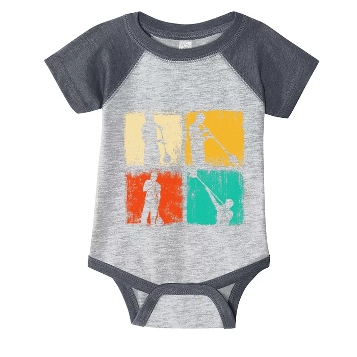 Retro Square Glassblower Glassblowing Hobbyist Infant Baby Jersey Bodysuit