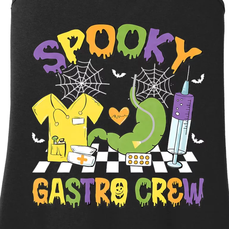 Retro Spooky Gastro Crew Gastro Nurse Halloween Costumes Ladies Essential Tank