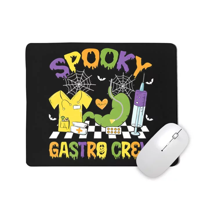 Retro Spooky Gastro Crew Gastro Nurse Halloween Costumes Mousepad