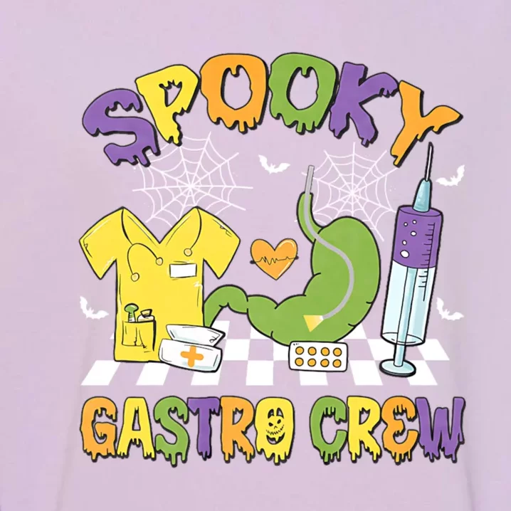 Retro Spooky Gastro Crew Gastro Nurse Halloween Costumes Garment-Dyed Sweatshirt