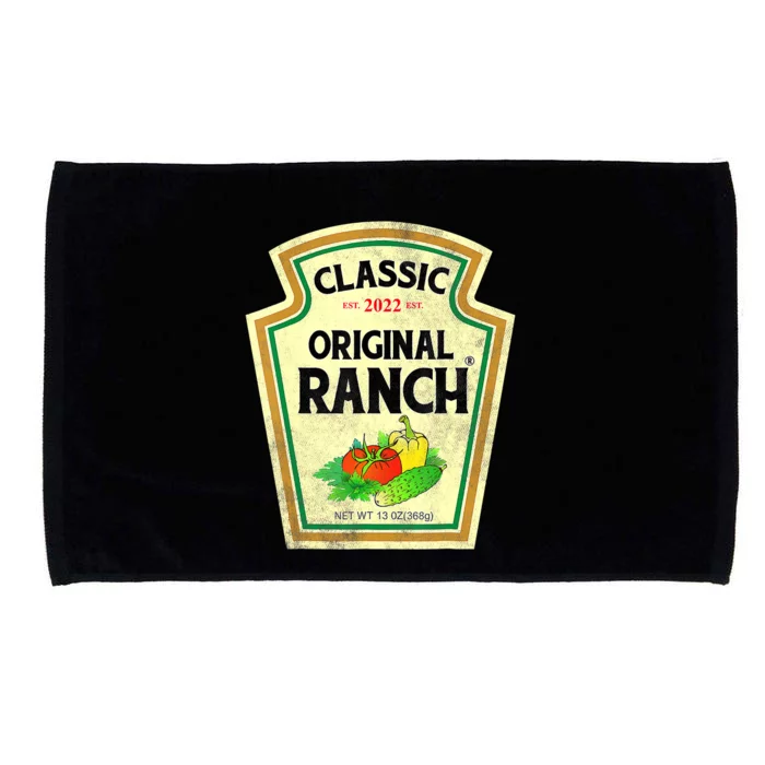 Ranch Sauce Green Salad Dressing Halloween Costume Matching Microfiber Hand Towel