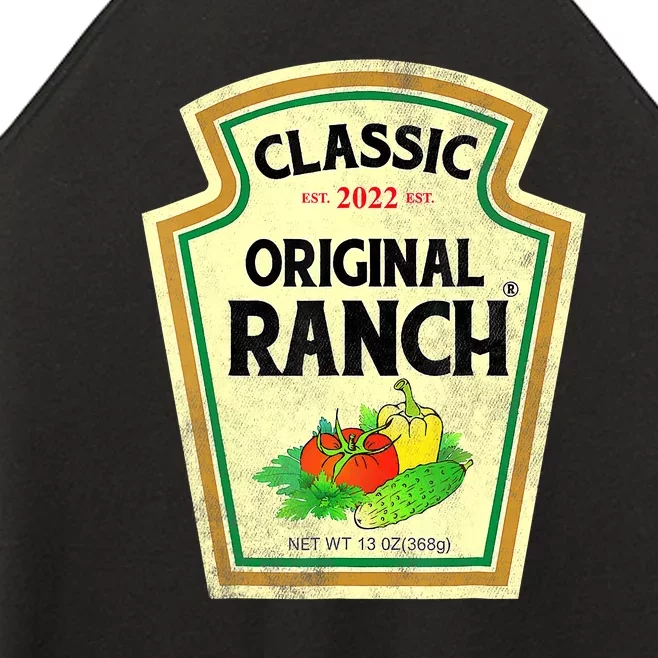 Ranch Sauce Green Salad Dressing Halloween Costume Matching Women’s Perfect Tri Rocker Tank