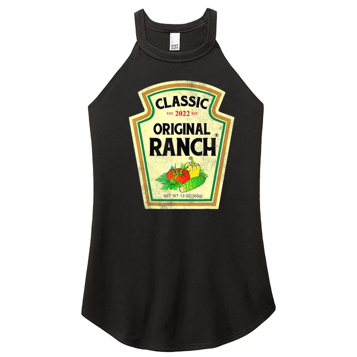 Ranch Sauce Green Salad Dressing Halloween Costume Matching Women’s Perfect Tri Rocker Tank