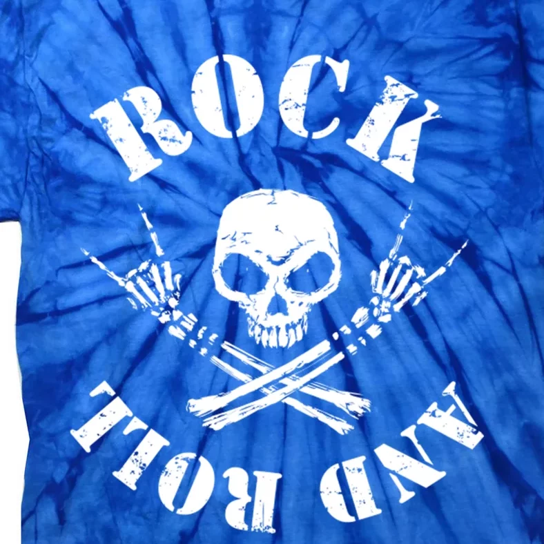 Rocker Skeleton Guitar Guy Spooky Halloween Costume Meaningful Gift Tie-Dye T-Shirt