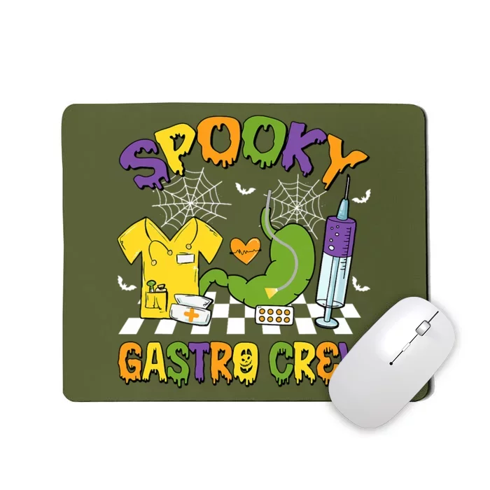 Retro Spooky Gastro Crew Gastro Nurse Halloween Mousepad