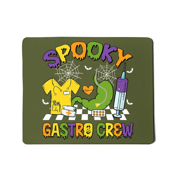 Retro Spooky Gastro Crew Gastro Nurse Halloween Mousepad