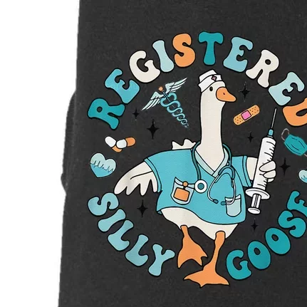 Registered Silly Goose Nursing Student Nurse Practitioner Doggie 3-End Fleece Hoodie