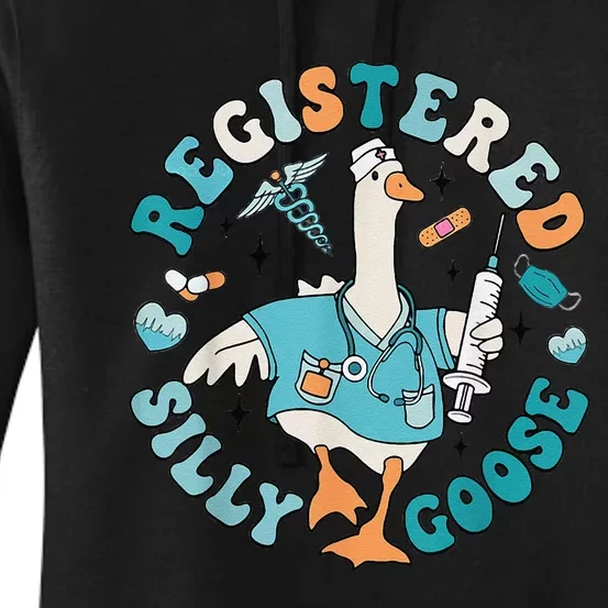 Registered Silly Goose Nursing Student Nurse Practitioner Women's Pullover Hoodie