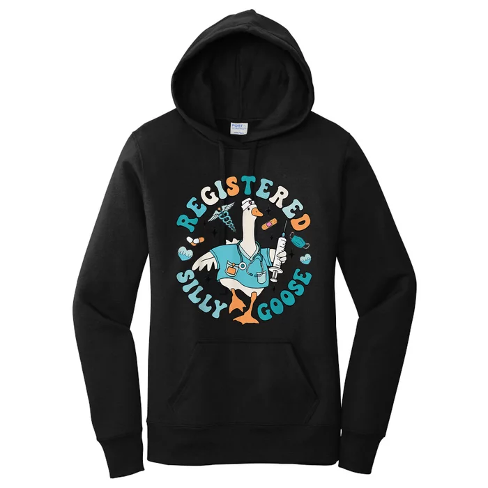 Registered Silly Goose Nursing Student Nurse Practitioner Women's Pullover Hoodie