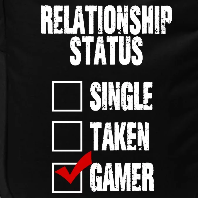 Relationship Status Gamer Funny Impact Tech Backpack