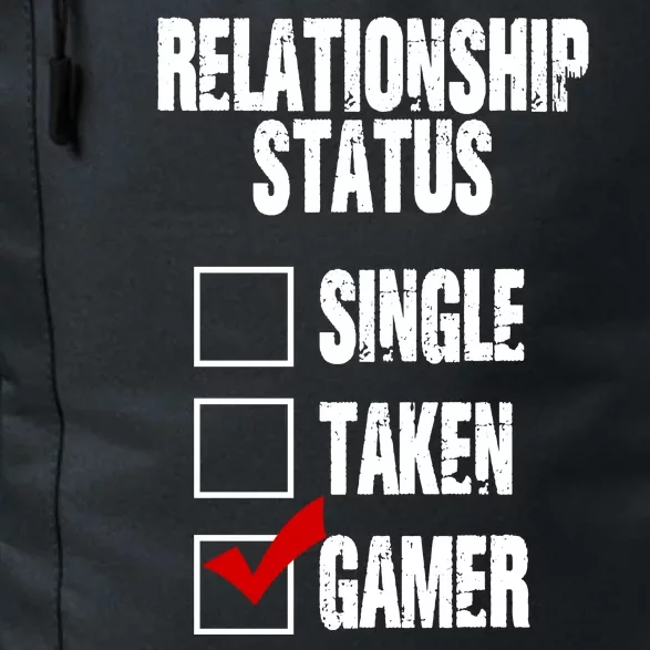 Relationship Status Gamer Funny Daily Commute Backpack