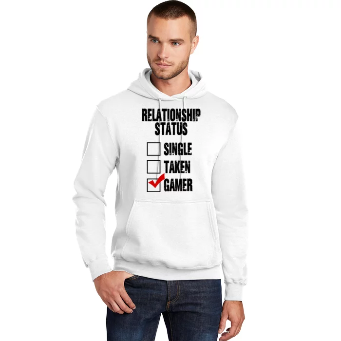 Relationship Status Gamer Funny Hoodie