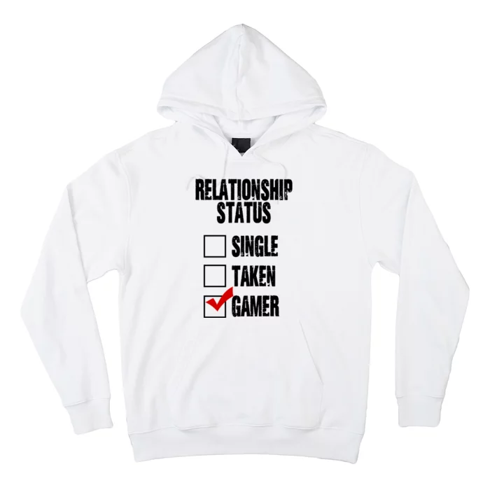 Relationship Status Gamer Funny Hoodie