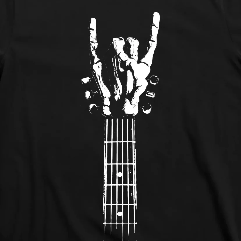 Rock Skeleton Guitar T-Shirt