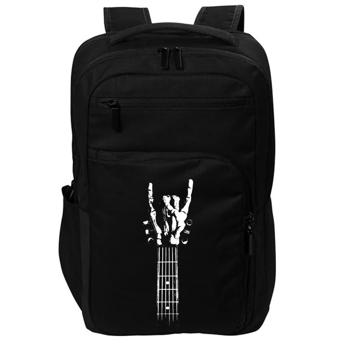 Rock Skeleton Guitar Impact Tech Backpack