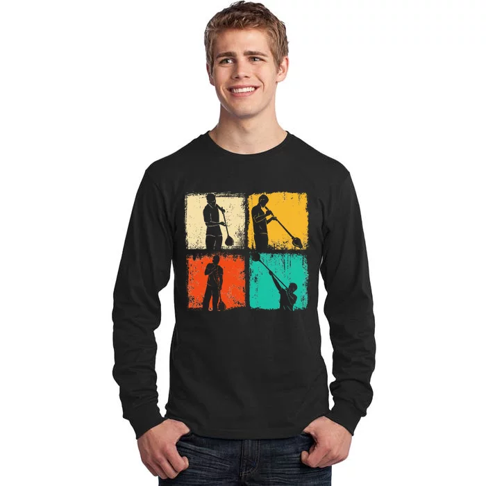 Retro Square Glassblower Glassblowing Hobbyist Tall Long Sleeve T-Shirt