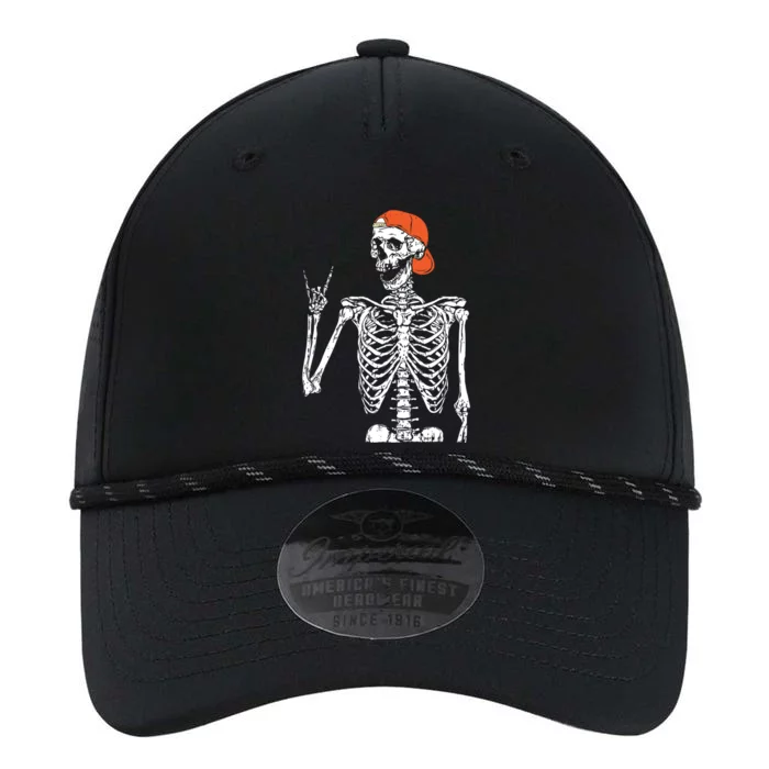 Rocker Skeleton Hand Rock On Costume Funny Halloween Funny Gift Cute Gift Performance The Dyno Cap