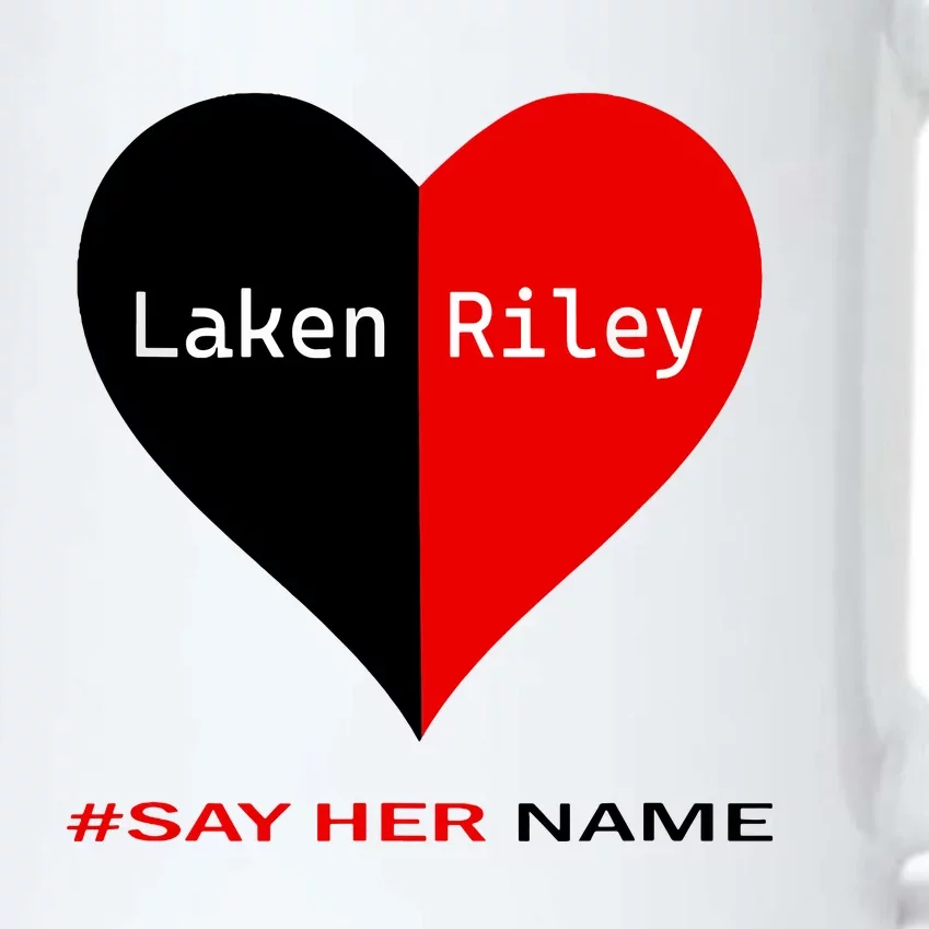 Retro Say Her Name Laken Riley Laken Riley Say Her Name Black Color Changing Mug