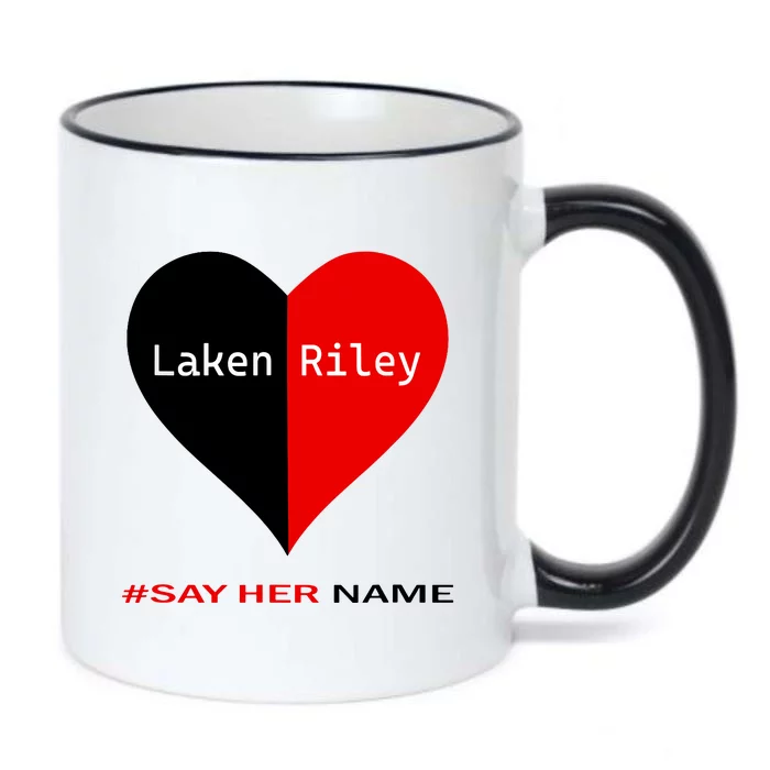 Retro Say Her Name Laken Riley Laken Riley Say Her Name Black Color Changing Mug