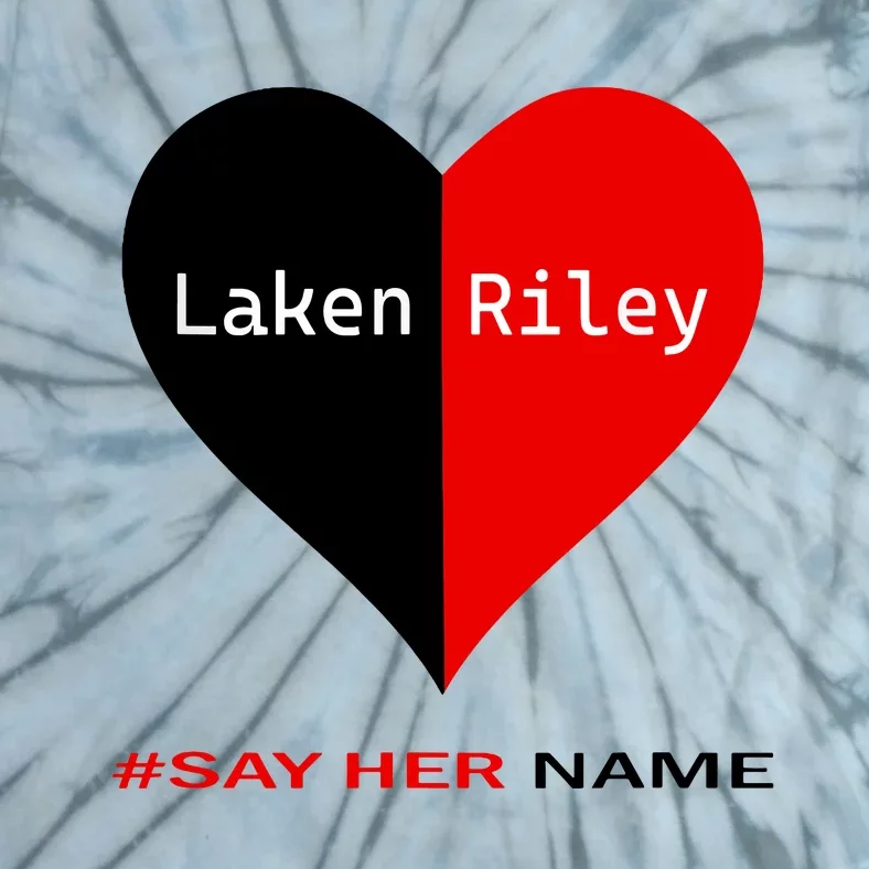 Retro Say Her Name Laken Riley Laken Riley Say Her Name Tie-Dye T-Shirt