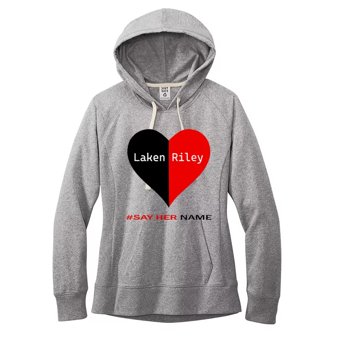 Retro Say Her Name Laken Riley Laken Riley Say Her Name Women's Fleece Hoodie