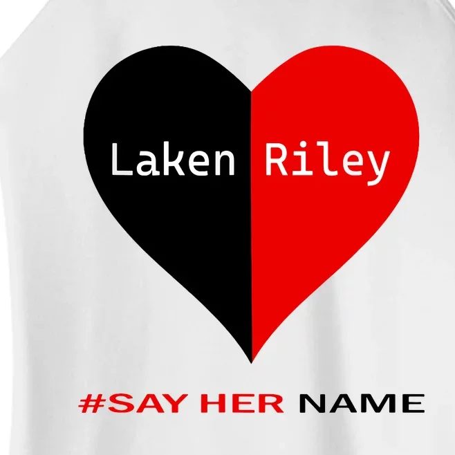 Retro Say Her Name Laken Riley Laken Riley Say Her Name Women’s Perfect Tri Rocker Tank