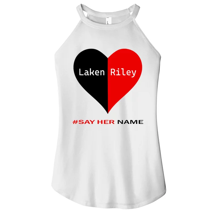 Retro Say Her Name Laken Riley Laken Riley Say Her Name Women’s Perfect Tri Rocker Tank