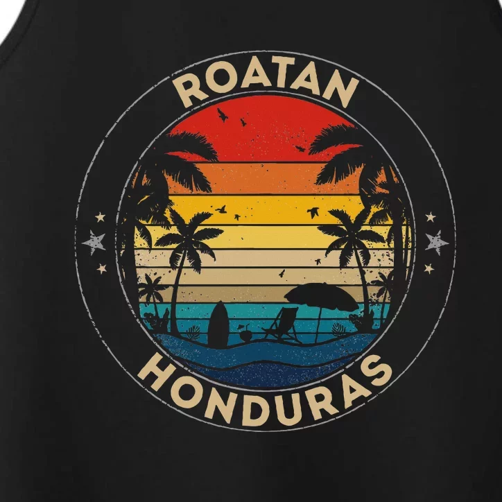 Roatan Souvenir Honduras Reminder Performance Tank