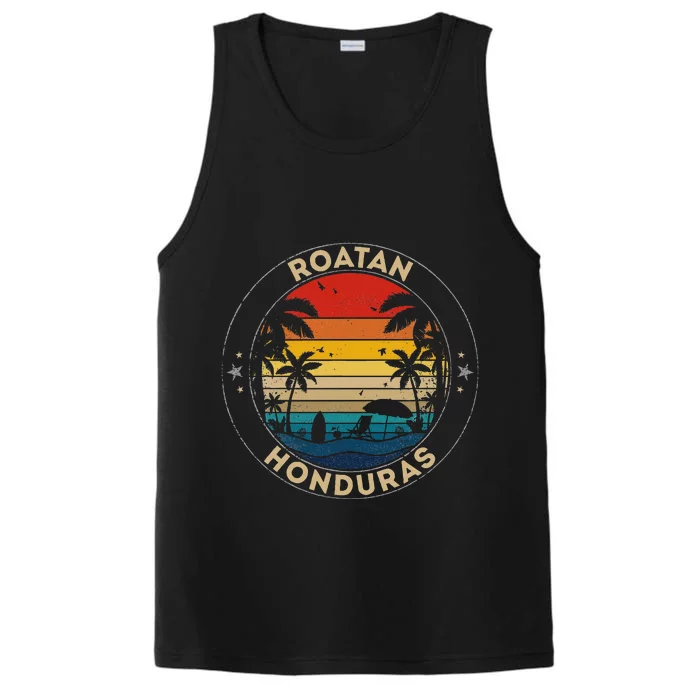 Roatan Souvenir Honduras Reminder Performance Tank