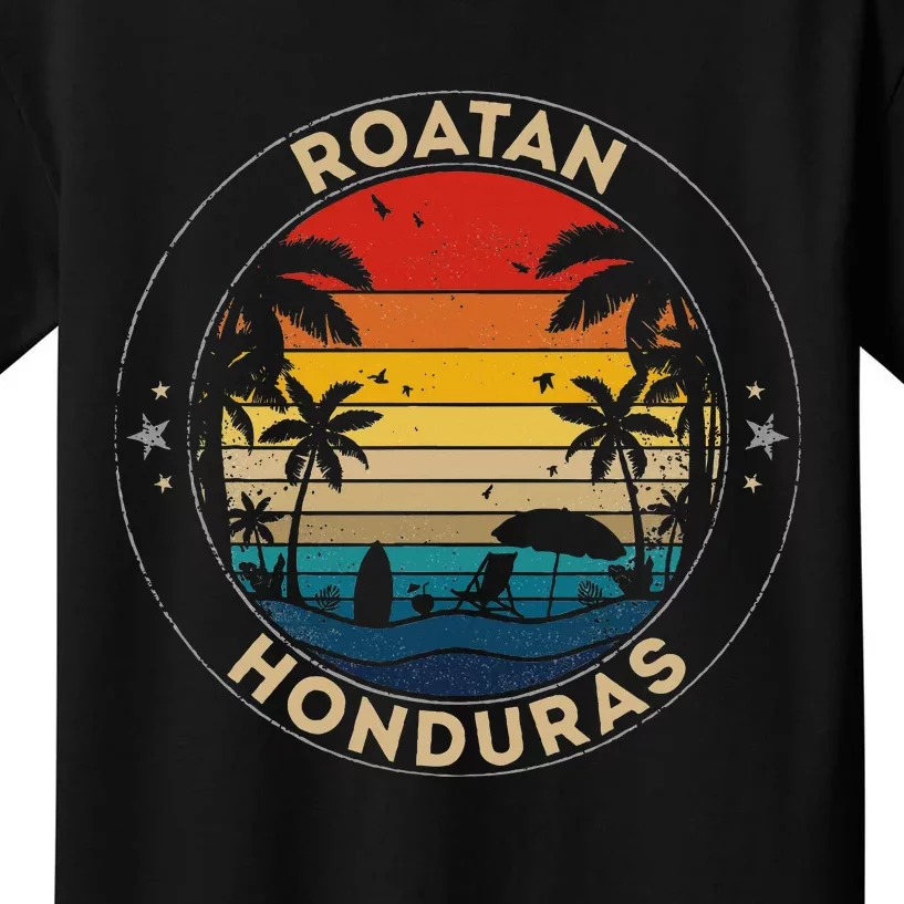 Roatan Souvenir Honduras Reminder Kids T-Shirt