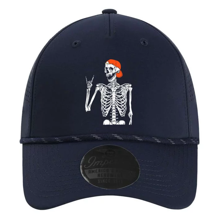 Rocker Skeleton Hand Rock On Costume Funny Halloween Gifts Performance The Dyno Cap