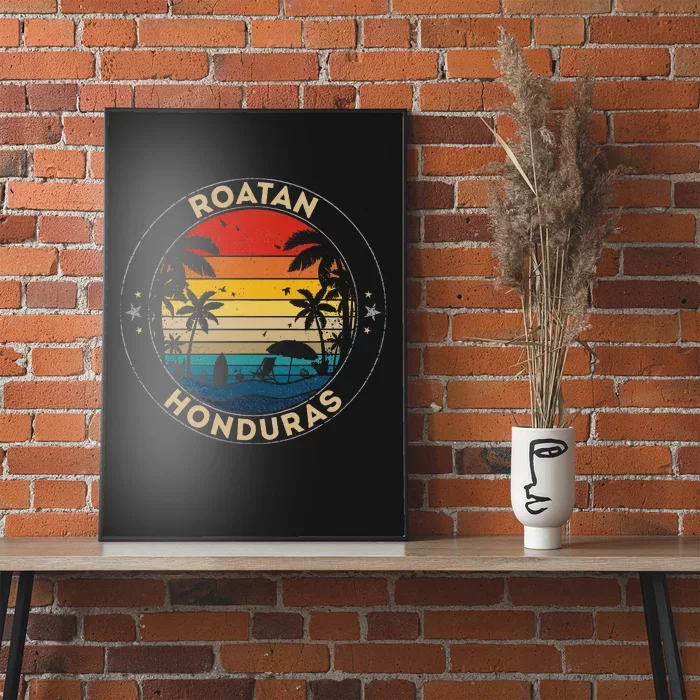 Roatan Souvenir Honduras Reminder Poster