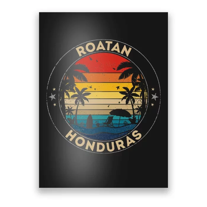 Roatan Souvenir Honduras Reminder Poster