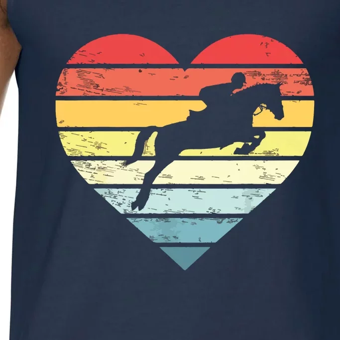 Retro Sunset Horse Lover Rider Equestrian Horseman Gifts Comfort Colors® Tank Top