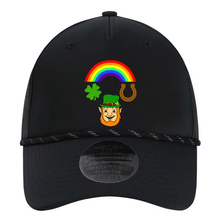 Rainbow Shamrock Horse Shoe Leprechaun St Patricks Gift Performance The Dyno Cap