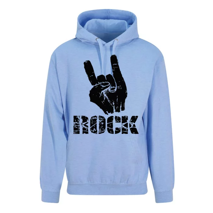 Rock Star Hand Horns Music Lover Unisex Surf Hoodie