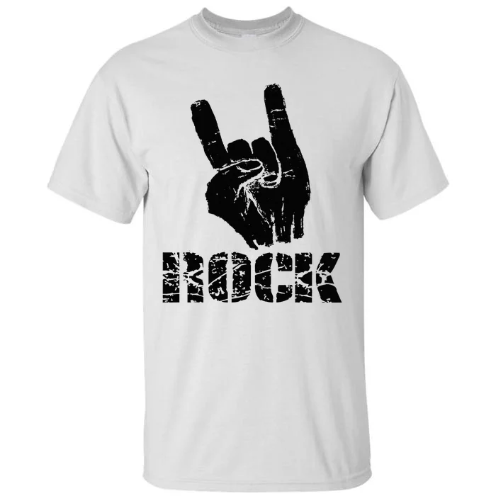 Rock Star Hand Horns Music Lover Tall T-Shirt