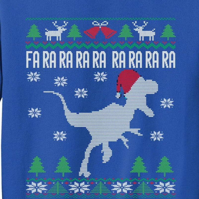 Raptor Santa Hat Velociraptor Dinosaur Lover Ugly Christmas Cool Gift Sweatshirt