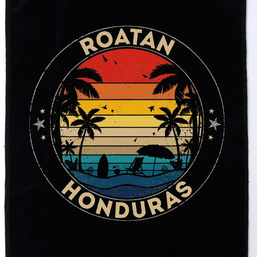 Roatan Souvenir Honduras Reminder Platinum Collection Golf Towel