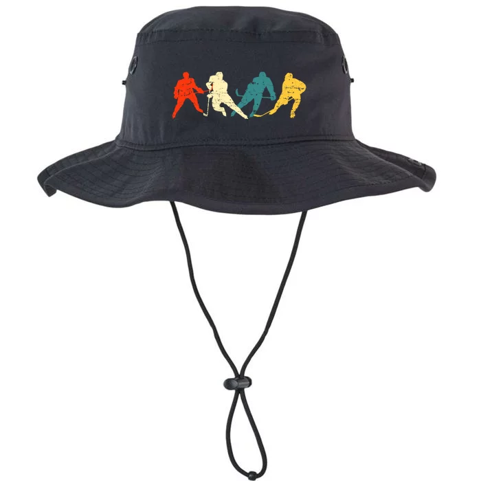 Retro Style Hockey Players Legacy Cool Fit Booney Bucket Hat